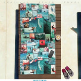 Surfing Compact Beach Towel