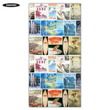 Surfing Compact Beach Towel