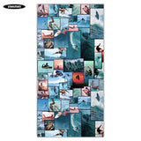 Surfing Compact Beach Towel