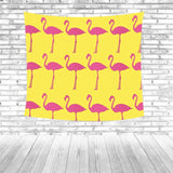 Red Flamingo Beach Towel Colorful