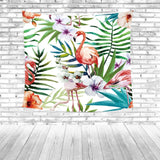 Red Flamingo Beach Towel Colorful