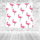 Red Flamingo Beach Towel Colorful