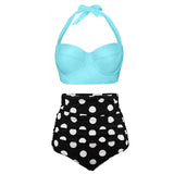 High Waist  Striped Bikinis  Swimwear Suits Beach Wear