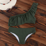 INGAGA Bikinis 2019 One Shoulder   Swimwear