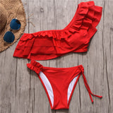 INGAGA Bikinis 2019 One Shoulder   Swimwear