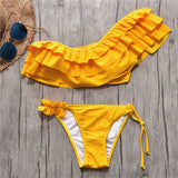 INGAGA Bikinis 2019 One Shoulder   Swimwear