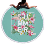 Round Beach Towel