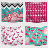 Red Flamingo Beach Towel Colorful