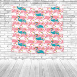 Red Flamingo Beach Towel Colorful