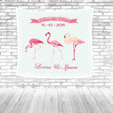 Red Flamingo Beach Towel Colorful