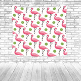 Red Flamingo Beach Towel Colorful