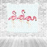 Red Flamingo Beach Towel Colorful