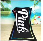 Pink beach towel