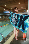 Pink beach towel