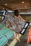 Pink beach towel