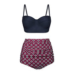 High Waist  Striped Bikinis  Swimwear Suits Beach Wear