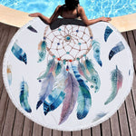 Sugar Skull PrintedBeach Towel Round