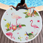Sugar Skull PrintedBeach Towel Round