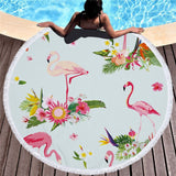 Sugar Skull PrintedBeach Towel Round