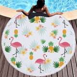 Sugar Skull PrintedBeach Towel Round